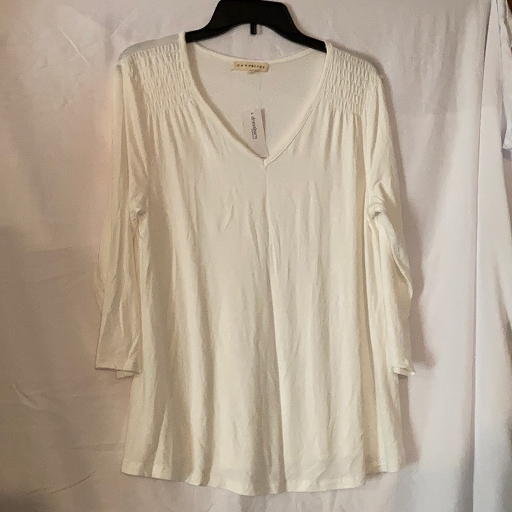 Retrology VNeck Tunic Style Top Size M